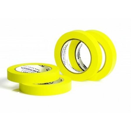 BEL-ART Write On Label Tape, Yellow, 3/4" rl 560176